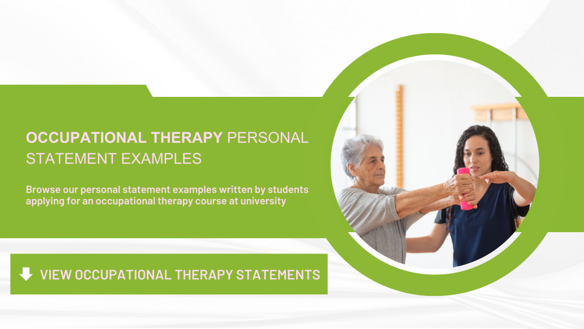 occupational therapy personal statement example